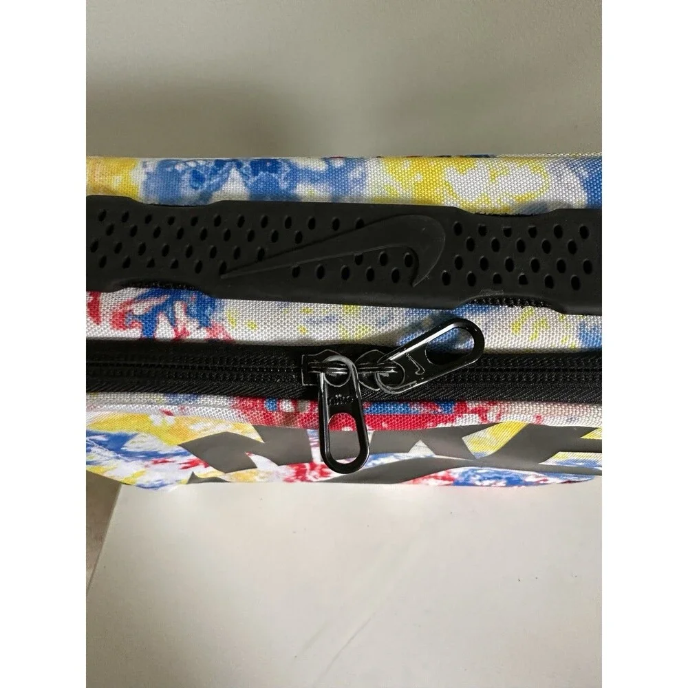 Nike Graphic Molded Hard Shell Insulated Lunch Box Bag Multi Color Tie Dye